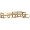 vidaXL Zestaw sof na zewnątrz 5 pcs Biały 337 x 162,5 x 73 cm