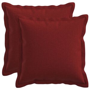vidaXL Poszewka na poduszkę 2 pcs HOUTEN Czerwone wino 30 x 30 cm