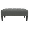 vidaXL Podnóżek, ciemnoszary, 77x55x31 cm, tapicerowany tkaniną