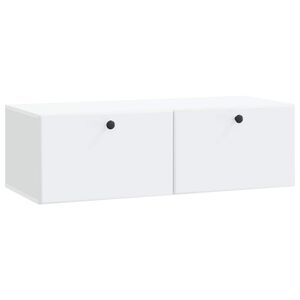 vidaXL Szafka RTV montowana na ścianie 98 x 41 x 30 cm Biały