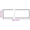 vidaXL Przezroczysta plandeka z oczkami 1x5 m PVC