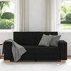 vidaXL Sofa 2-osobowa Czarna 180x78x84 cm Tkanina