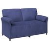 vidaXL Sofa dwuosobowa Niebieski policyjny 158 x 83 x 95 cm Welur