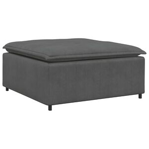 vidaXL Podn&oacute;żek do sofy modułowej modułowej Ciemnoszary 100x100x48 cm