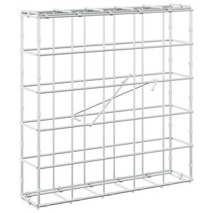 vidaXL Gabion z drutu 5 mm i siatką 10x10 cm 50x10x50 cm