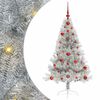 vidaXL Sztuczna choinka z oświetleniem na Boże Narodzenie 120 cm PET