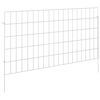 vidaXL Ogrodzenie z palikami 48 pcs 95 x 50 cm Mesh Stal ocynkowana