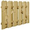 vidaXL Brama ogrodowa 100 x 75 cm Lite drewno sosnowe zielony