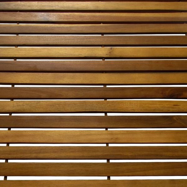 vidaXL Mata prysznicowa z drewna akacjowego, 80 x 50 cm