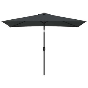 vidaXL Parasol ogrodowy na metalowym słupku, 300 x 200 cm, antracytowy