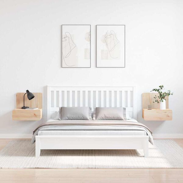 vidaXL Stolik nocny z szufladą 2 pcs Brązowy 44 x 32,5 x 40 cm