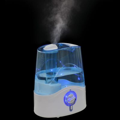 vidaXL Nawilżacz ultradźwiękowy z mgiełką i światłem, 6 L, 300 ml/h