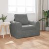 vidaXL Sofa Bed Ciemnoszary 98 x 71 x 83 cm Aksamit