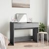 vidaXL Toaletka z lustrem, szary dąb sonoma, 100x45x76 cm