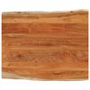 vidaXL Blat biurka, 100x80x2,5 cm, drewno akacjowe, naturalna krawędź