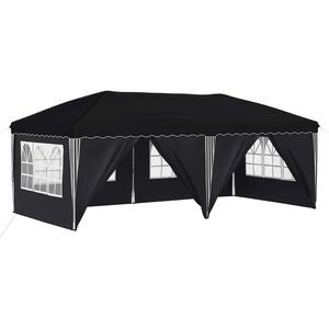 vidaXL Namiot imprezowy rozkładany 575 x 288 x 245 cm Antracyt