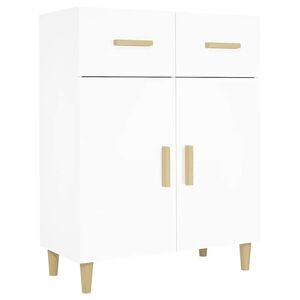 vidaXL Szafka, biała, 69,5x34x89 cm, materiał drewnopochodny