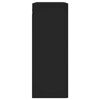 vidaXL Szafka wisząca, czarna, 69,5x34x90 cm, materiał drewnopochodny