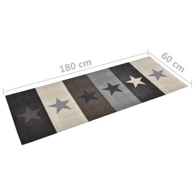 vidaXL Kuchenna mata podłogowa Star, 60x180 cm