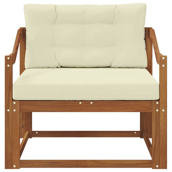 vidaXL Środkowa sofa ogrodowa Lite Drewno Akacji Naturalny