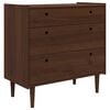 vidaXL Komoda z szufladami BILBAO Ciemny karmel 90 x 45 x 89 cm