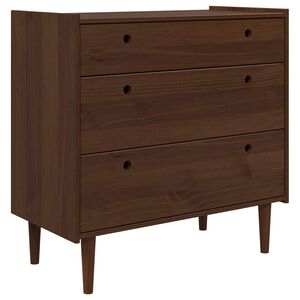 vidaXL Komoda z szufladami BILBAO Ciemny karmel 90 x 45 x 89 cm