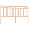 vidaXL Wezgłowie łóżka, 206x4x100 cm, lite drewno sosnowe