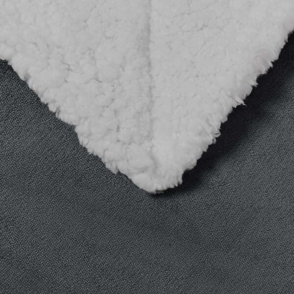 vidaXL Koc Ciemnoszary 150 x 200 cm Polar