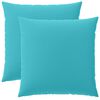 vidaXL Poszewka na poduszkę 2 pcs HEERLEN Turkusowy 60 x 60 cm