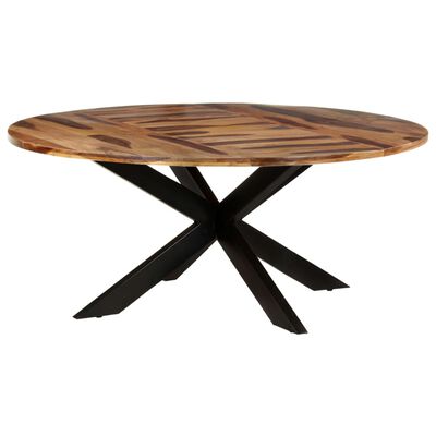 vidaXL Stół jadalniany okrągły, 175x75 cm, akacja w miodowym kolorze