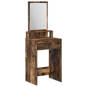 vidaXL Toaletka Dąb wędzony 50 x 41 x 140 cm Drewno inżynieryjne