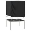 vidaXL Pokrowce na meble ogrodowe, 2 szt., czarne 116x100x120 cm