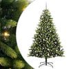 vidaXL Sztuczna Choinka Składana na Święta 300 LED zielony 240 cm