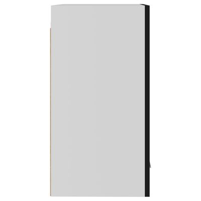 vidaXL Szafka wisząca, czarna, 39,5x31x60 cm, materiał drewnopochodny