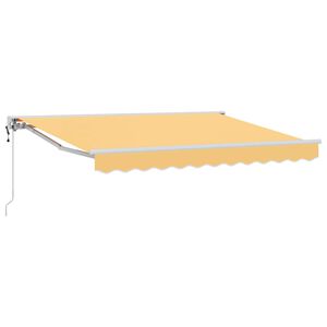vidaXL Markiza wysuwana piaskowy 2,5 x 2 m Poliester i aluminium