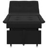 vidaXL Sofa Bed z poduszką Czarny 67 x 194 x 82 cm sklejka