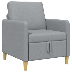 vidaXL Sofa z miejscem do przechowywania jasnoszary 72 x 78 x 87 cm