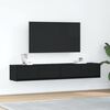 vidaXL Szafki RTV 2 szt. Dąb czarny 80x31x25,5 cm Drewno klejone
