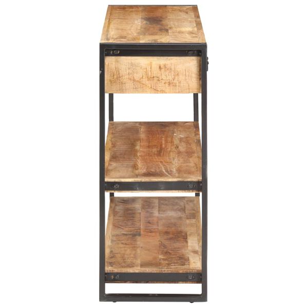 vidaXL Szafka, 120x30x75 cm, lite, surowe drewno mango