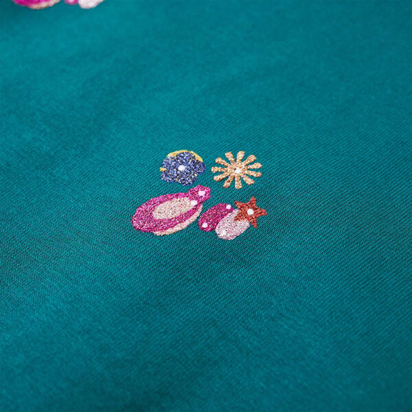 Bluza dziecięca, ciemnozielona, 116