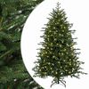 vidaXL Sztuczna choinka z zawiasami 150 cm 150 LED Ciepła biel