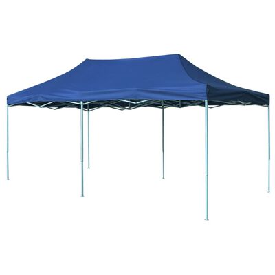 vidaXL Rozkładany namiot, pawilon 3 x 6 m, niebieski