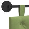 vidaXL Wisząca Głowa Jasnozielony 130 x 55 x 7 cm Aksamit