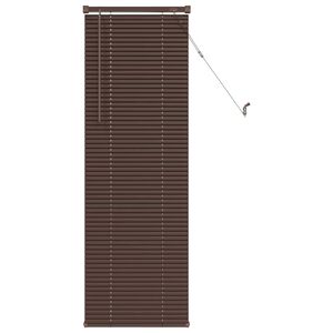 vidaXL Żaluzja wenecka Ciemnobrązowy ze wzorem 150 x 40 cm 25 mm PVC