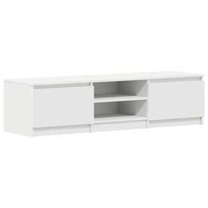 vidaXL Szafka pod TV, biała, 140x40x35,5 cm, materiał drewnopochodny