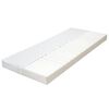 vidaXL Materac, 120x200 cm, 7 stref, pianka PU, 10 cm, H2 H3
