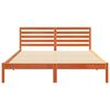 vidaXL Ramka łóżka Woskowy Brąz 160 x 210 cm Lite drewno sosnowe