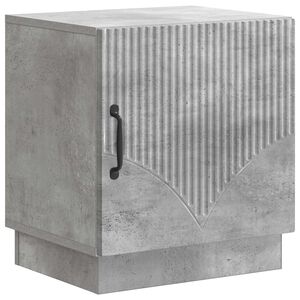 vidaXL Stolik nocny Szary beton 43 x 34,5 x 47 cm Drewno inżynieryjne