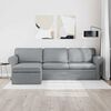 vidaXL Sofa 210cm Jasnoszary Metal