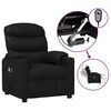 vidaXL Elektryczny fotel masujący, czarny, sztuczna skóra